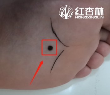 腳部按壓位置